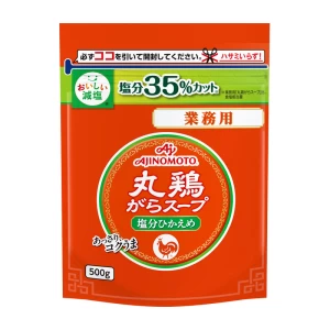 味の素【「丸鶏がらスープ」塩分ひかえめ500g×12】 AJINOMOTO業務用がらスープ(調味料)