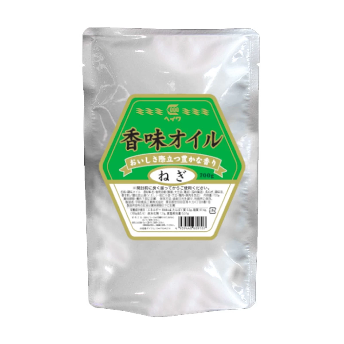 平和食品工業【平和の香味オイル(ねぎ)　700g×12袋】