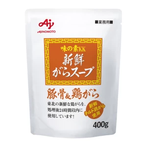 味の素【「味の素KK新鮮がらスープ」豚骨&鶏がら　400g袋×12】 業務用がらスープ