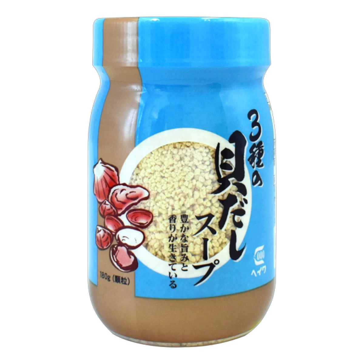 平和食品工業【3種の貝だしスープ(顆粒)180g】180g×6×4