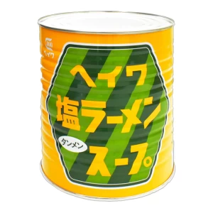 平和食品工業【塩ラーメン(タンメン)スープ　3.3kg缶×6】